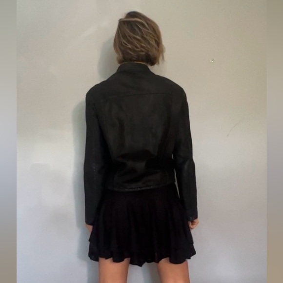 The Kooples black leather jacket - Picture 13 of 15